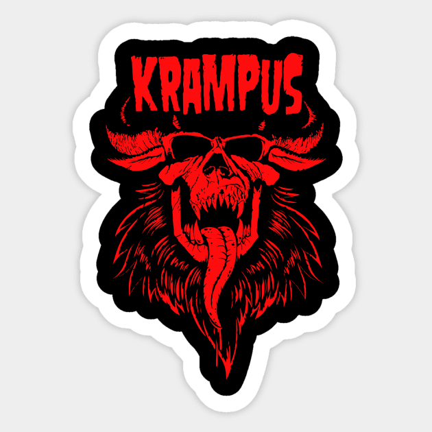 Krampus Sticker by DugMcFug